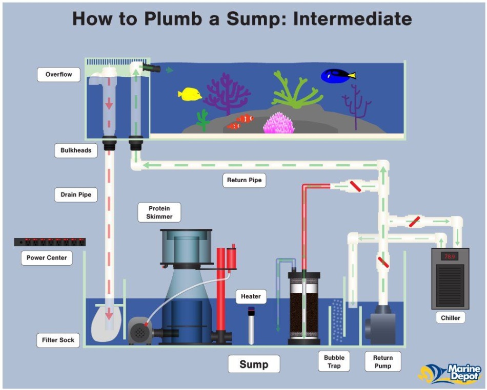 aquarium sump design Bulan 1 How to Plumb a Sump - Plumbing Diagrams For Your Aquarium Sump