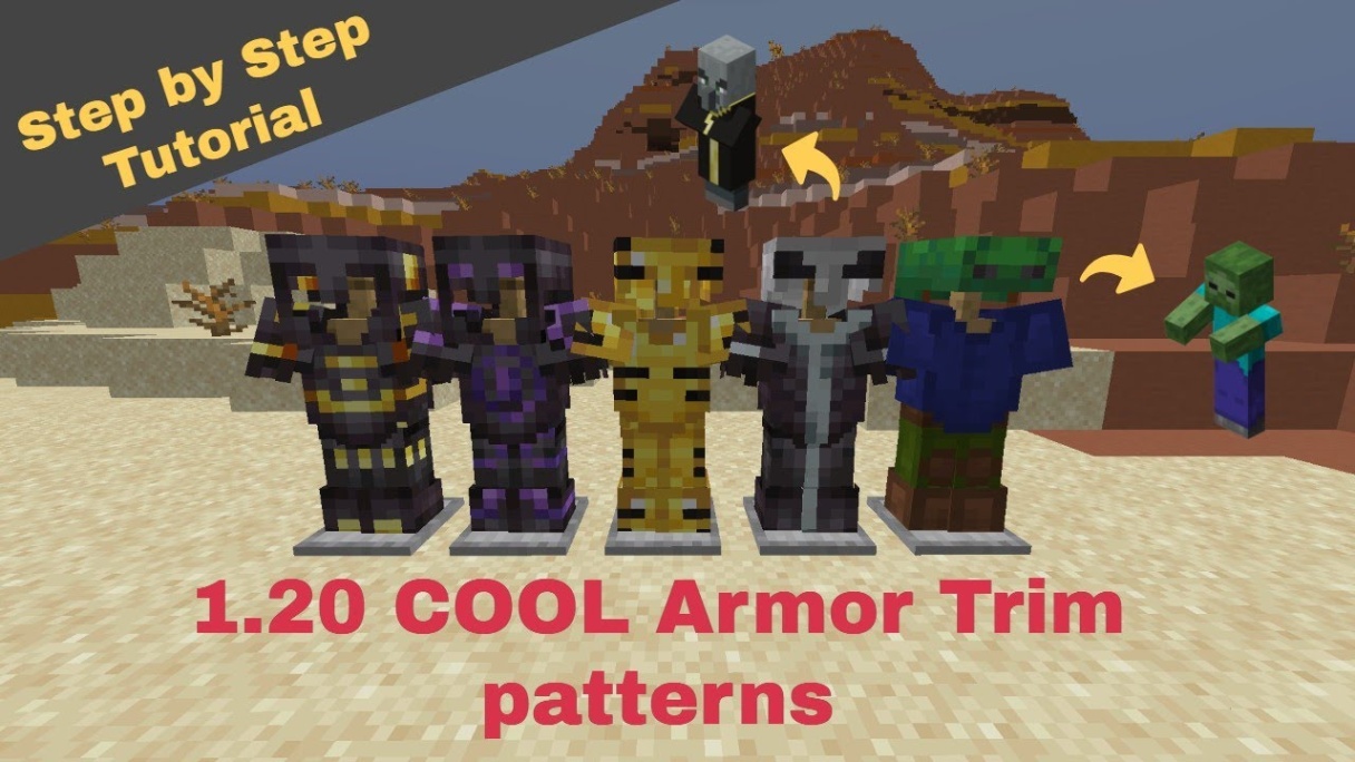 armor trim designs Bulan 4  Cool Armor Trims for Minecraft