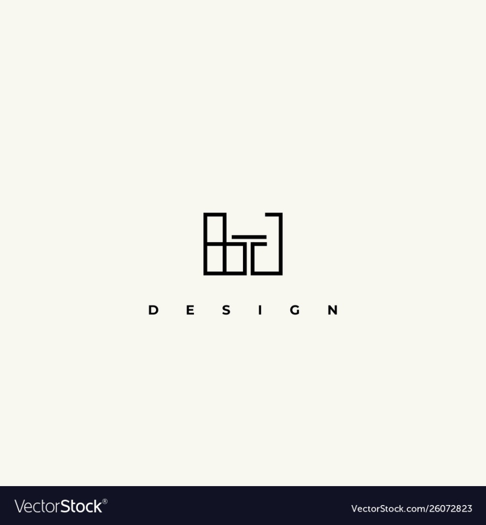 interior design logo Niche Utama Home Interior design icon interiors logo Royalty Free Vector