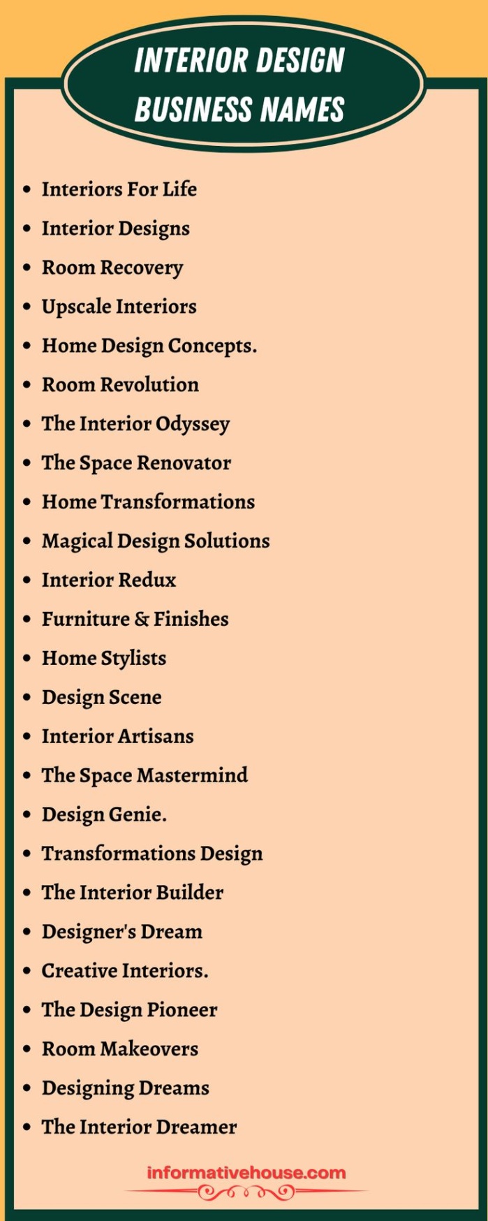 Get Inspired With These Creative Interior Design Company Names!